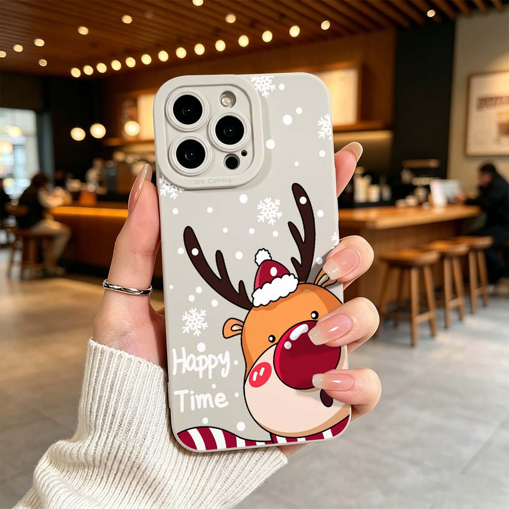 漫画の赤鼻の鹿のスマホケース iPhone 17 16 15 - Phone Cases Red Deer のレビューと価格