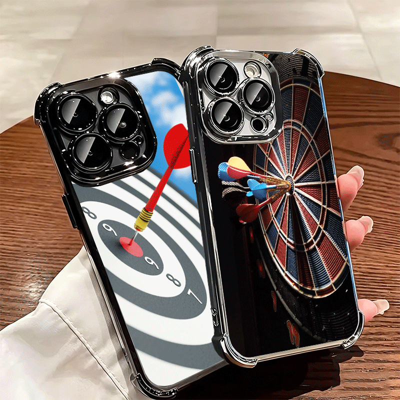 ダーツ柄ワイヤーターゲットメッキ加工iPhoneケース iP - Phone Cases Target のレビューと価格