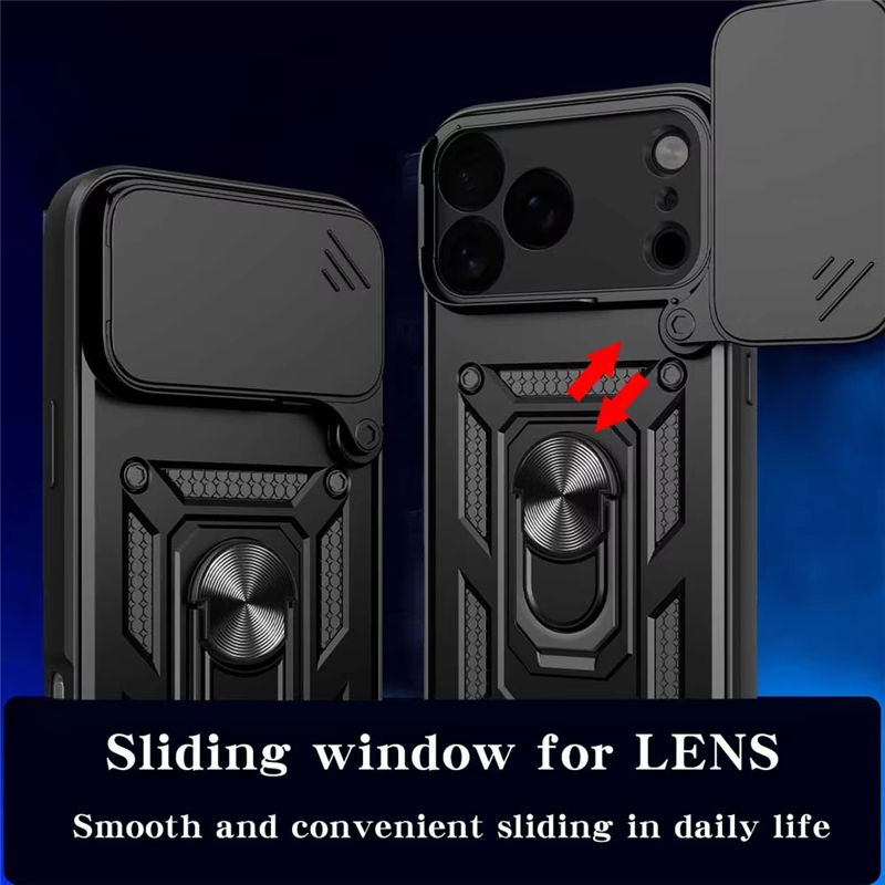 軍用グレードのスライドカメラアーマー磁気対応スマホケース i - Military Grade Case のレビューと価格