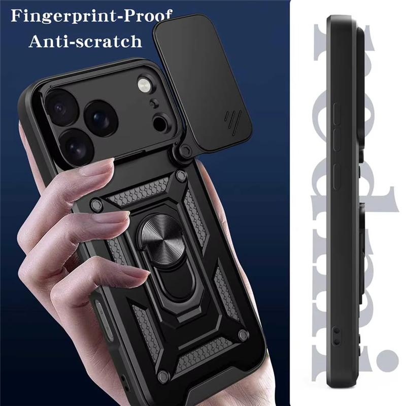 軍用グレードのスライドカメラアーマー磁気対応スマホケース i - Military Grade Case のレビューと価格