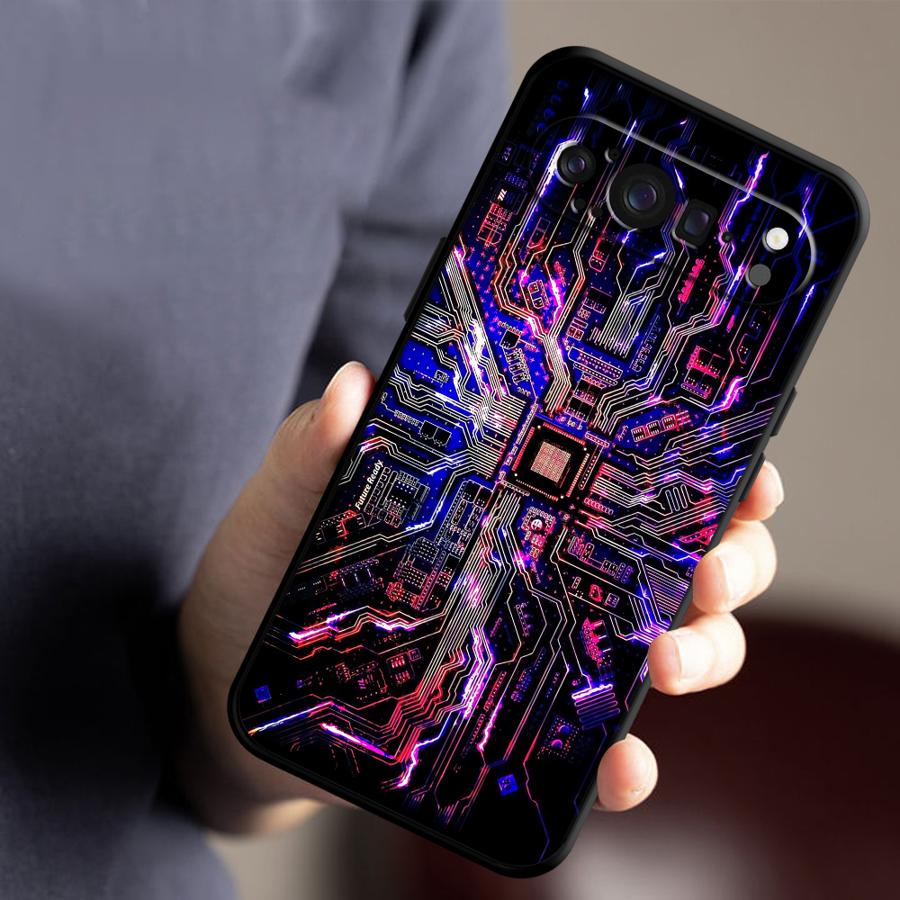 レトロな回路基板デザインのスマホケース Google Pix - Phone Cases Google Pixel 9A のレビューと価格
