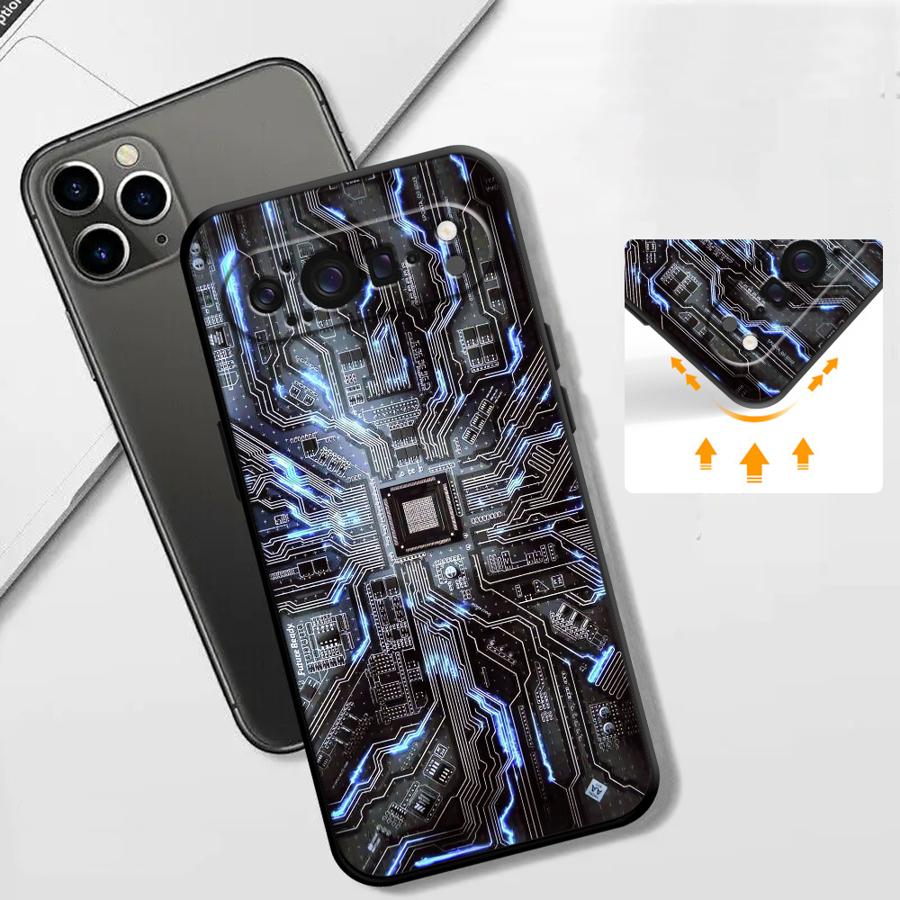 レトロな回路基板デザインのスマホケース Google Pix - Phone Cases Google Pixel 9A のレビューと価格