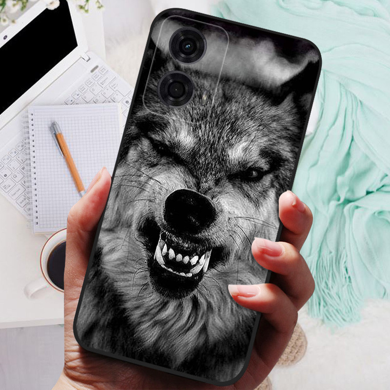 モトローラモト G24 電源ケースライオンウルフシリコーンソ - Phone Cases Moto G のレビューと価格