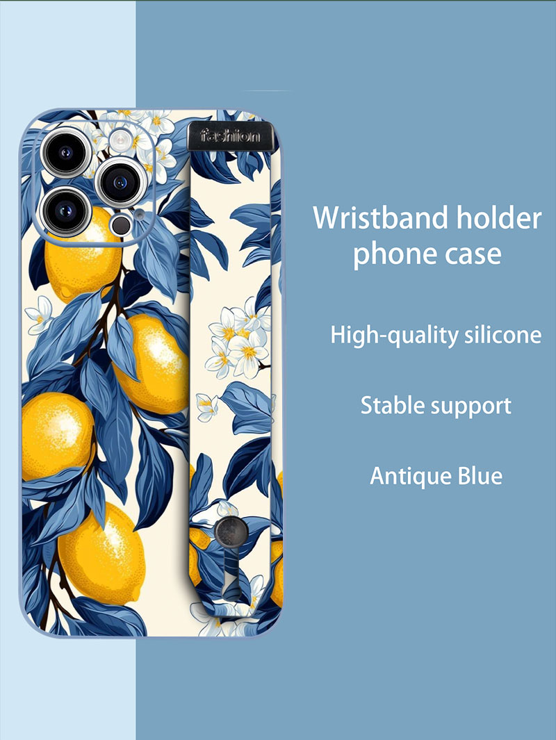 フルーツレモンカラフルスターフラワーアート柄リストストラップ - Phone Cases With Loop のレビューと価格