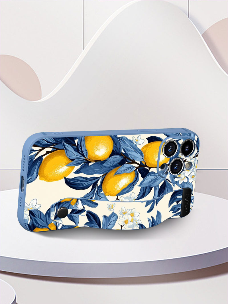 フルーツレモンカラフルスターフラワーアート柄リストストラップ - Phone Cases With Loop のレビューと価格